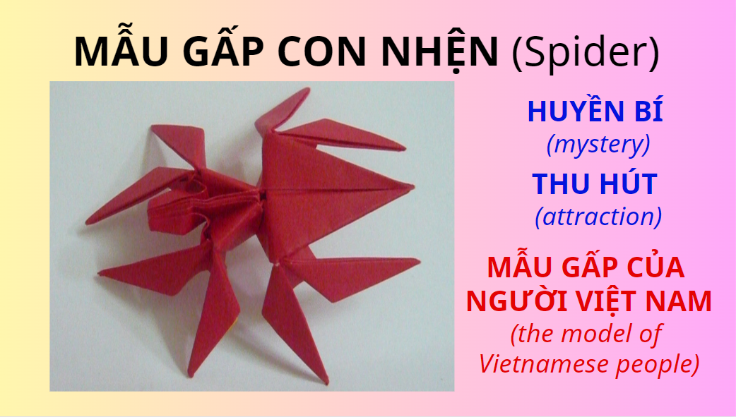 Video 9: Hướng dẫn Mẫu gấp Con nhện - Spider